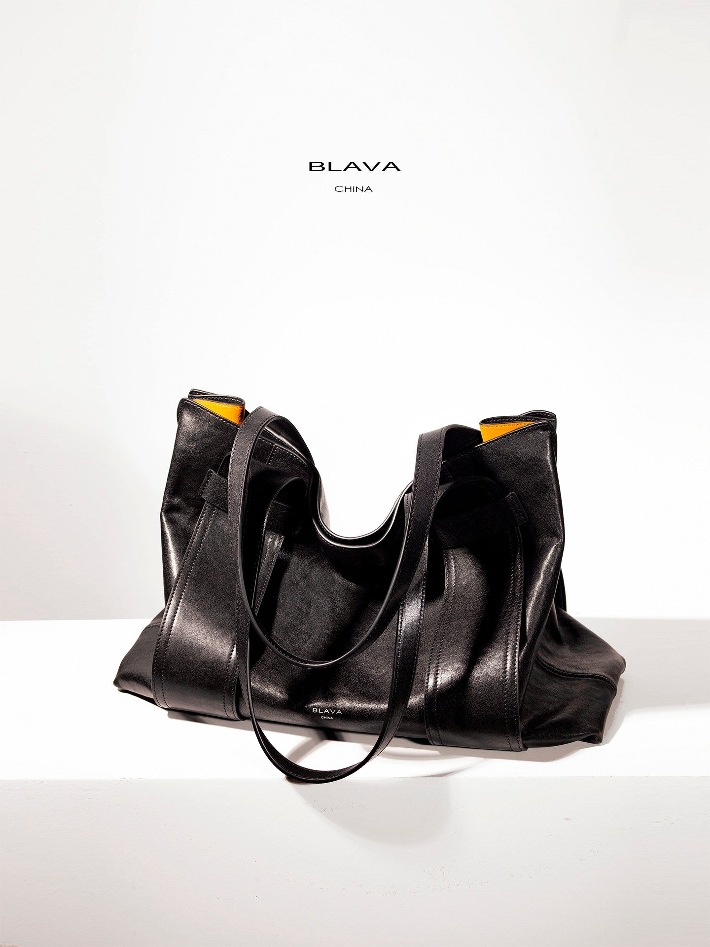 BLAVA Oversized Veg-Tanned Tote