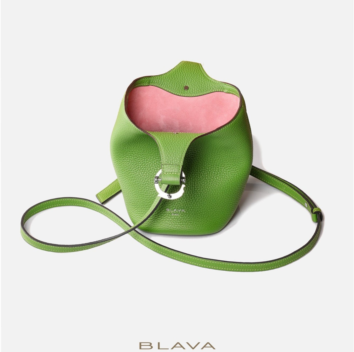 BLAVA Leather Bucket Bag