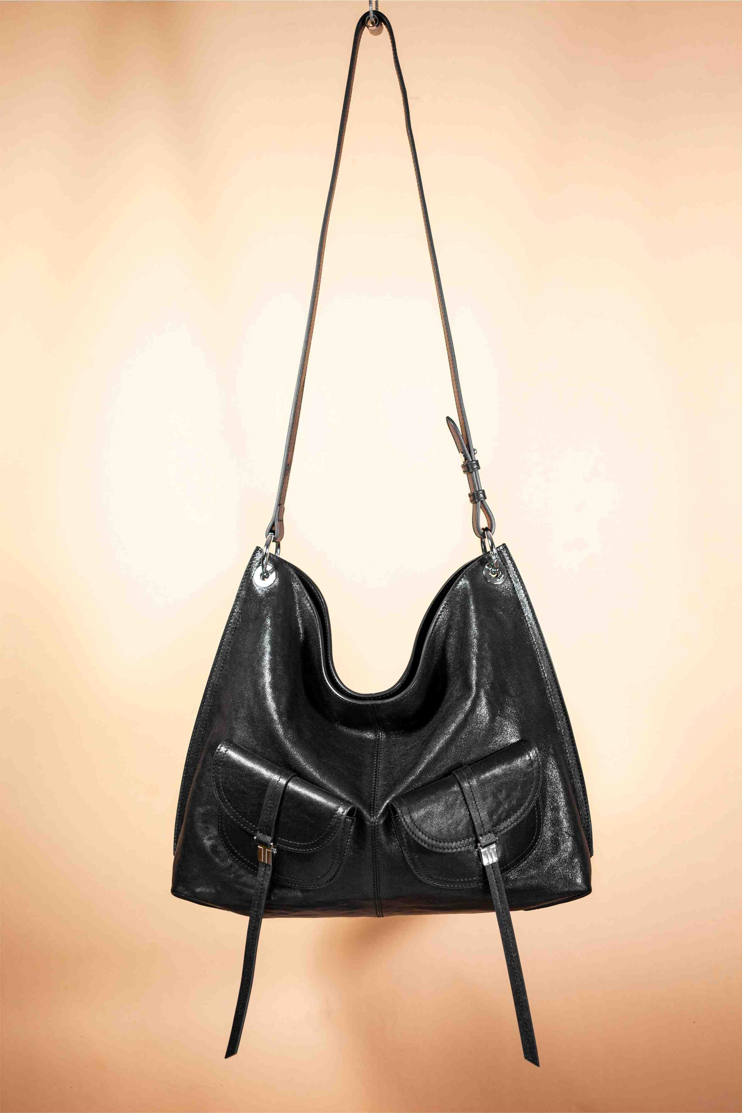 BLAVA Veg-Tanned Pocket Hobo Bag