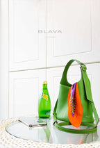 BLAVA Leather Bucket Bag