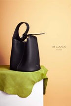 BLAVA Leather Bucket Bag