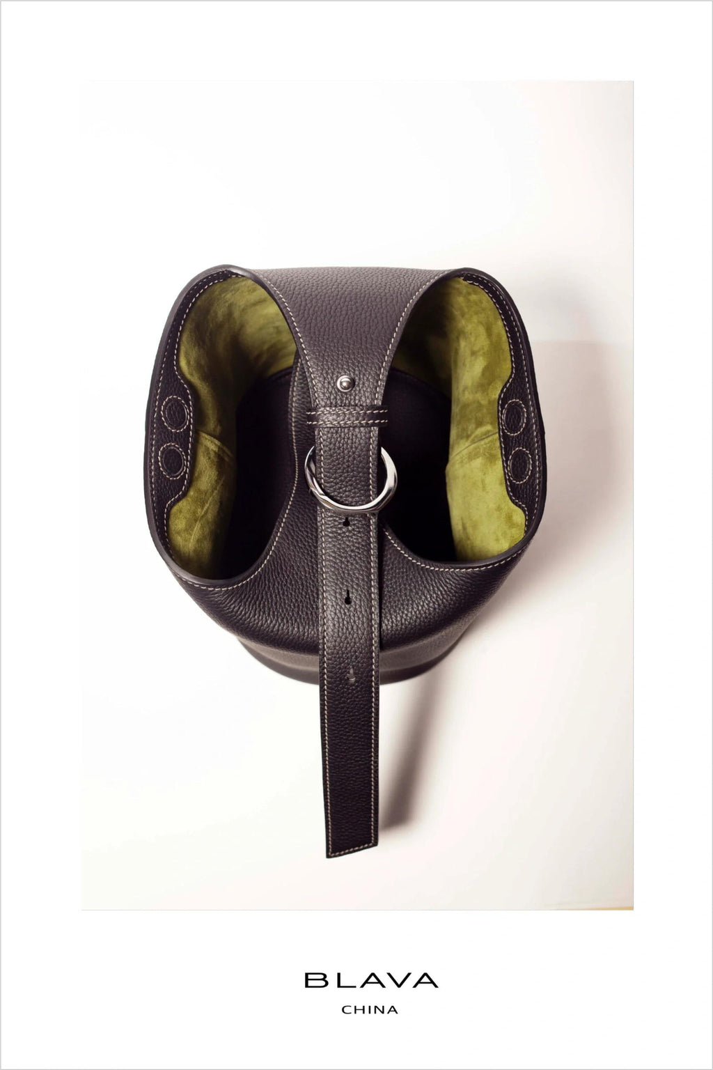 BLAVA Leather Bucket Bag
