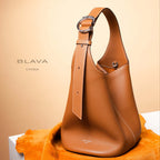 BLAVA Leather Bucket Bag