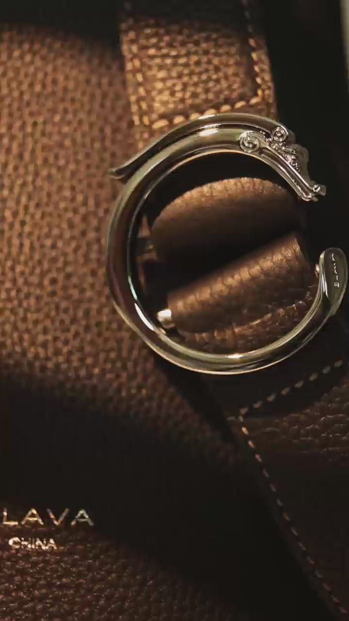 BLAVA Leather Bucket Bag